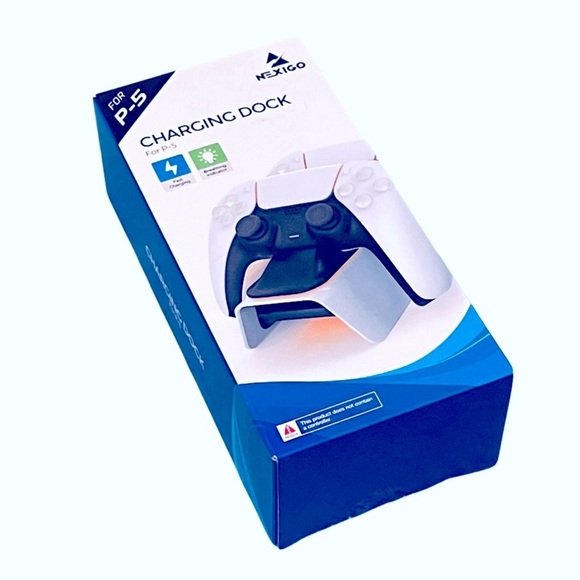 P-5 Fast Charging Dual Controller Dock for PS5 video game controllers NIB - Picture 1 of 7